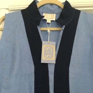 Sail To Sable Classic Linen Dress NWT in Size XL